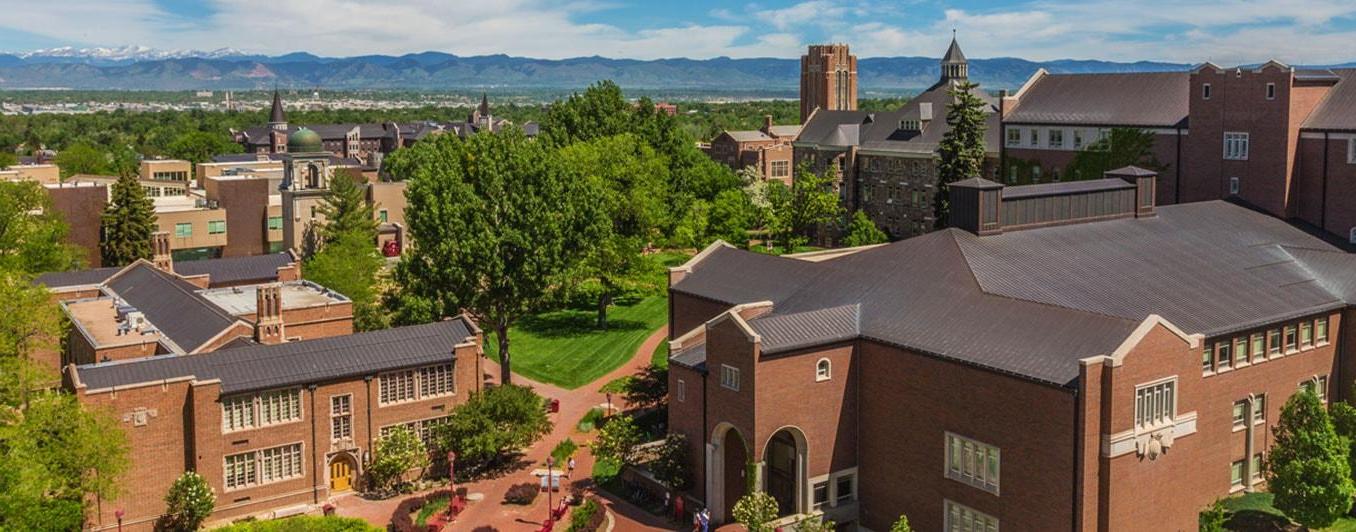 aerial view of campus